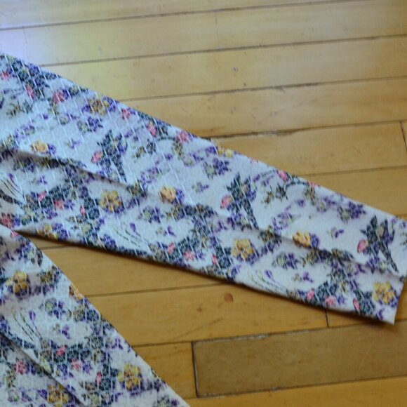 Topshop Jacquard Floral Cigarette Trousers US8 - Picture 13 of 13